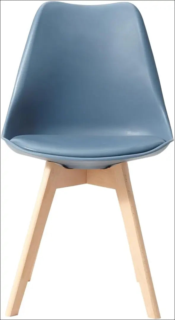 Kėdė VI1156 - €48 Save 50% 25-50, __label:Pristatymas 1-2 d.d., color-melyna, kedes-valgomojo, material-dirbtine-oda