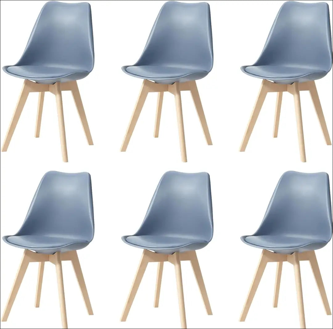 Kėdė VI1156 - €48 Save 50% 25-50, __label:Pristatymas 1-2 d.d., color-melyna, kedes-valgomojo, material-dirbtine-oda