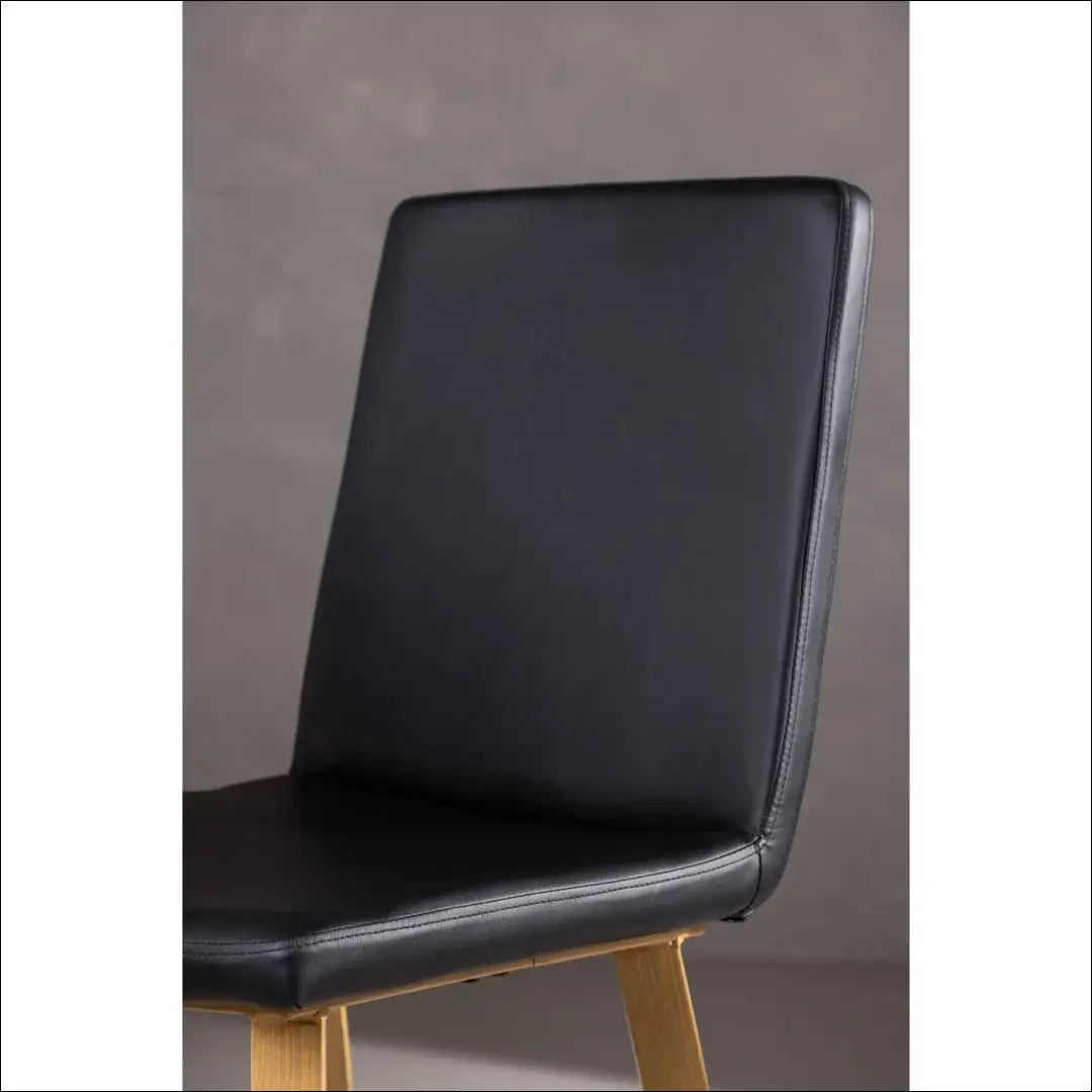 Kėdė VI1158 - €54 Save 50% 50-100, __label:Pristatymas 1-2 d.d., color-juoda, kedes-valgomojo, material-dirbtine-oda