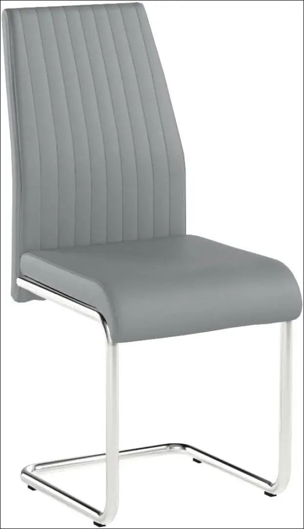 Kėdė VI1164 - €49 Save 50% 25-50, __label:Pristatymas 1-2 d.d., color-pilka, kedes-valgomojo, material-eko-oda €25