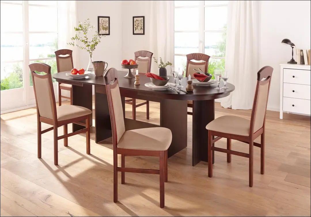 Kėdė VI1180 - €82 Save 50% 50-100, __label:Pristatymas 1-2 d.d., color-ruda, color-smelio, kedes-valgomojo €50 to €100