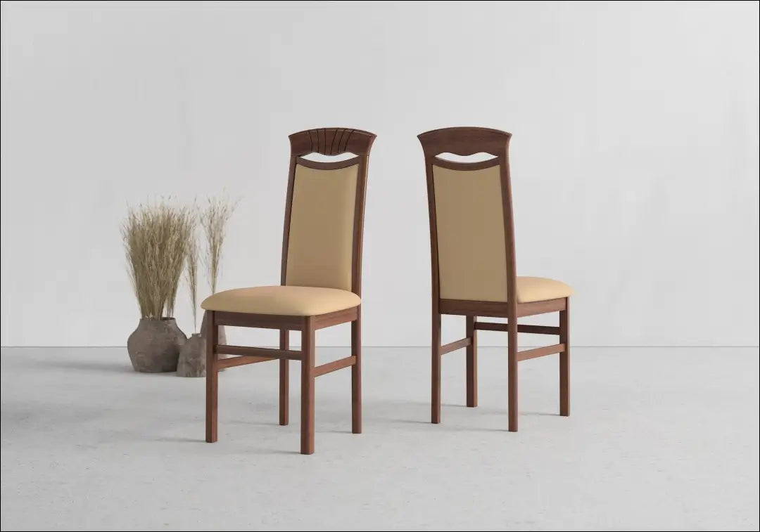 Kėdė VI1180 - €82 Save 50% 50-100, __label:Pristatymas 1-2 d.d., color-ruda, color-smelio, kedes-valgomojo €50 to €100