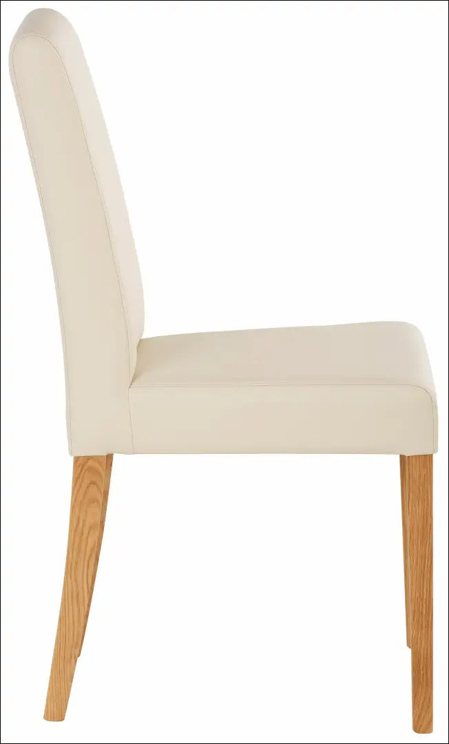 Kėdė VI1186 - €54 Save 50% 50-100, __label:Pristatymas 1-2 d.d., color-kremas, kedes-valgomojo, material-dirbtine-oda