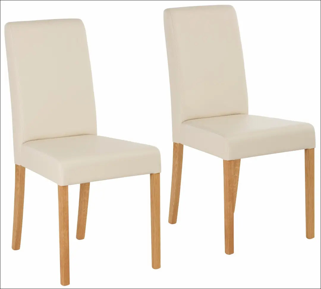 Kėdė VI1186 - €54 Save 50% 50-100, __label:Pristatymas 1-2 d.d., color-kremas, kedes-valgomojo, material-dirbtine-oda