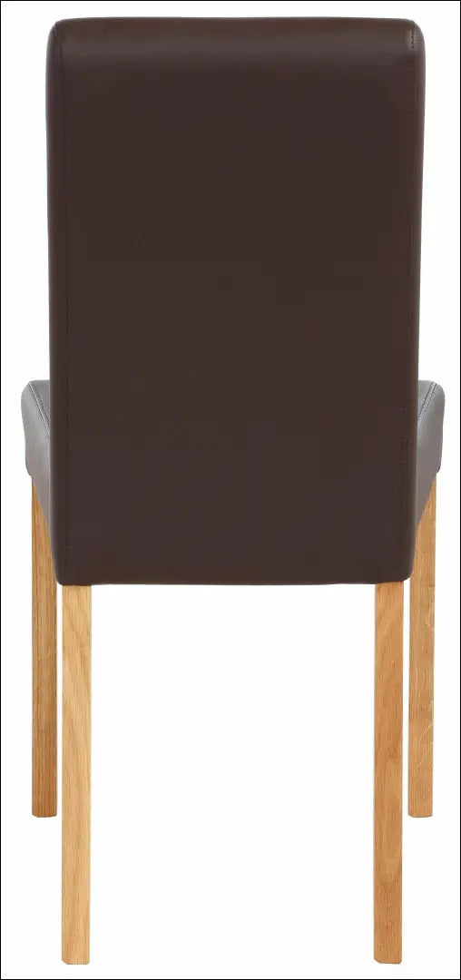 Kėdė VI1198 - €62 Save 50% 50-100, __label:Pristatymas 1-2 d.d., color-ruda, kedes-valgomojo, material-dirbtine-oda €50