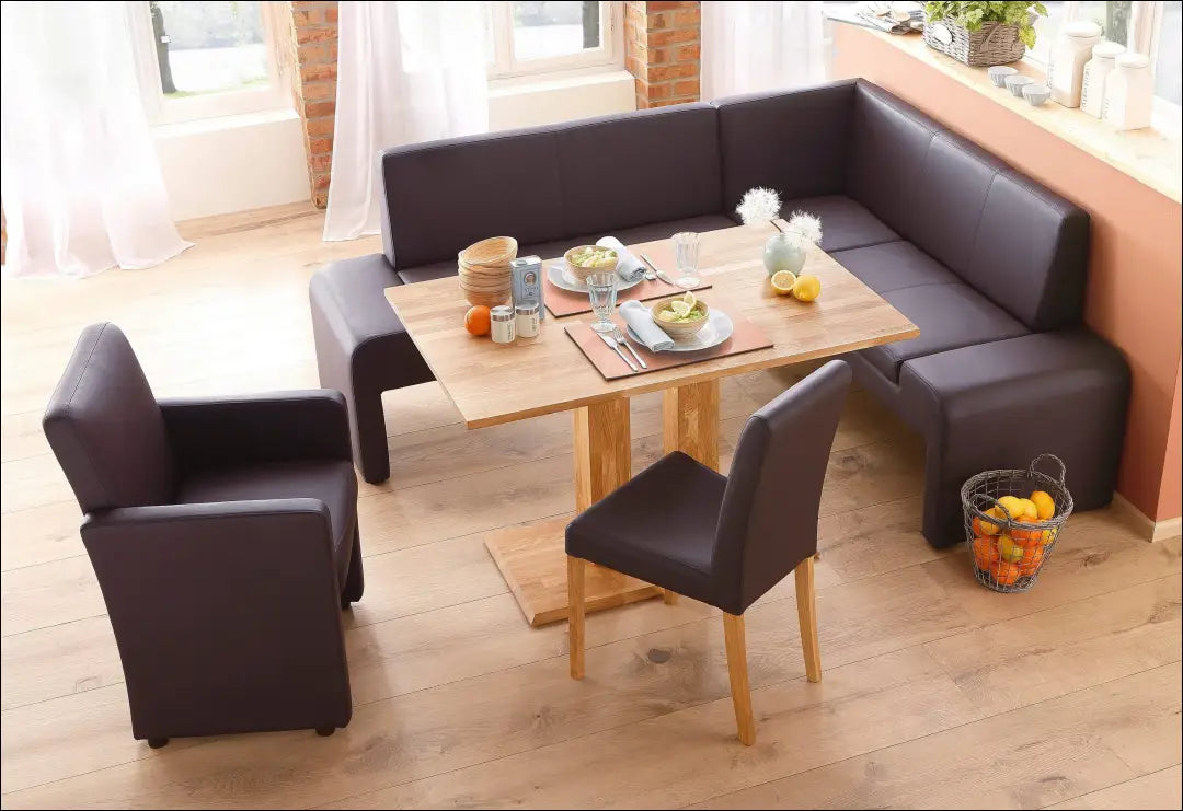 Kėdė VI1198 - €62 Save 50% 50-100, __label:Pristatymas 1-2 d.d., color-ruda, kedes-valgomojo, material-dirbtine-oda €50