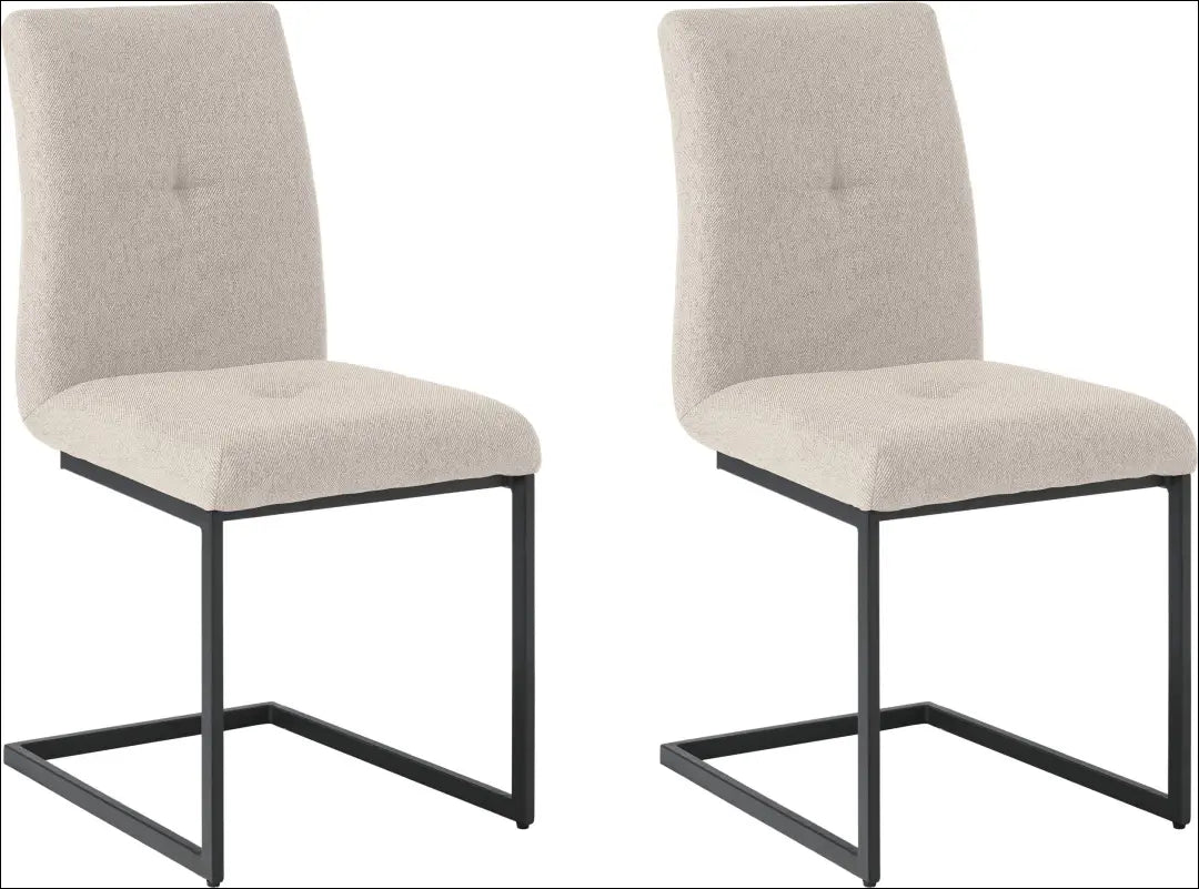 Kėdė VI1199 - €57 Save 50% 50-100, __label:Pristatymas 1-2 d.d., color-kremas, kedes-valgomojo, material-gobelenas €50