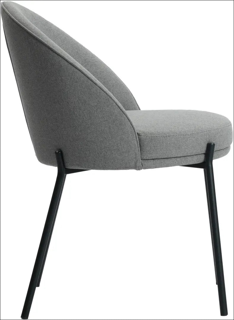 Kėdė VI1215 - €52 Save 50% 50-100, __label:Pristatymas 1-2 d.d., color-pilka, kedes-valgomojo, material-gobelenas €50