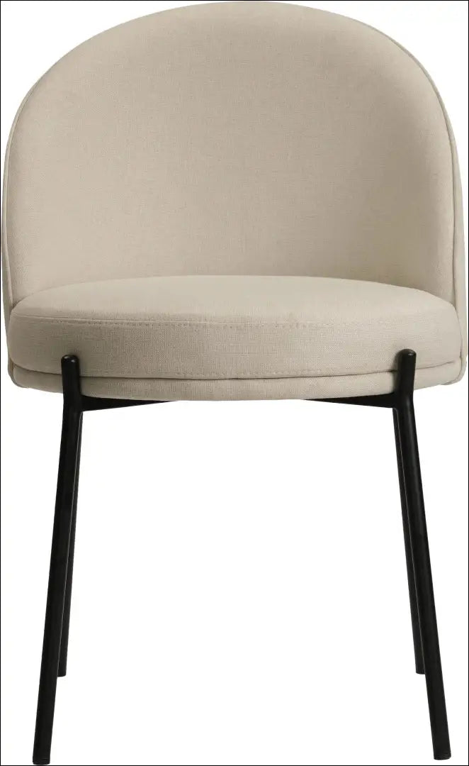 Kėdė VI1230 - €75 Save 50% 50-100, __label:Pristatymas 1-2 d.d., color-kremas, kedes-valgomojo, material-gobelenas €50