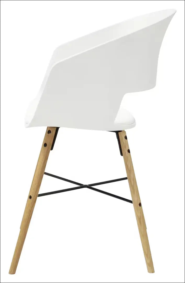 Kėdė VI1257 - €45 Save 50% 25-50, __label:Pristatymas 1-2 d.d., color-balta, kedes-valgomojo, material-eko-oda €25