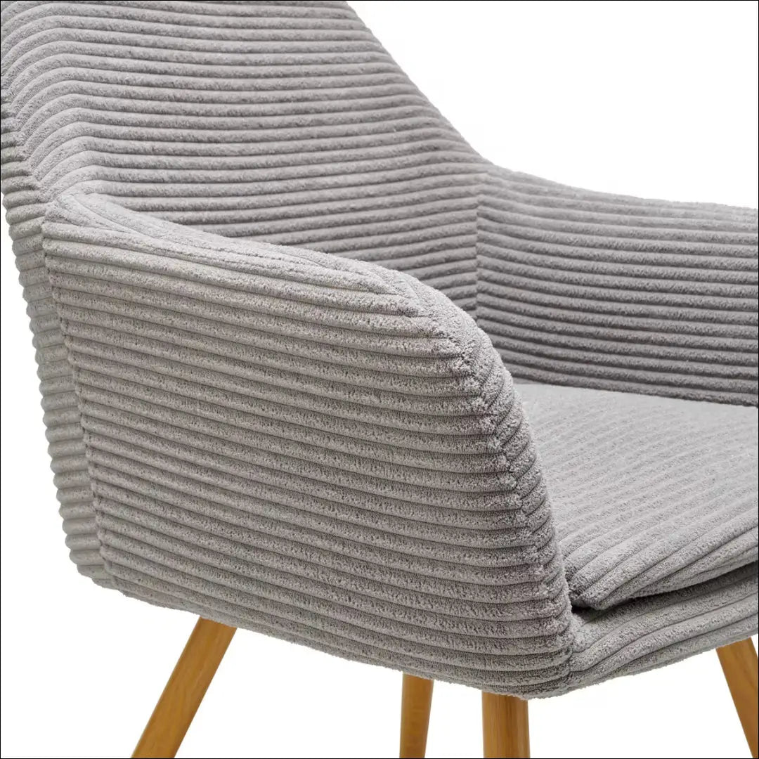 Kėdė VI1258 - €55 Save 50% 50-100, __label:Pristatymas 1-2 d.d., color-pilka, kedes-valgomojo, material-aksomas €50