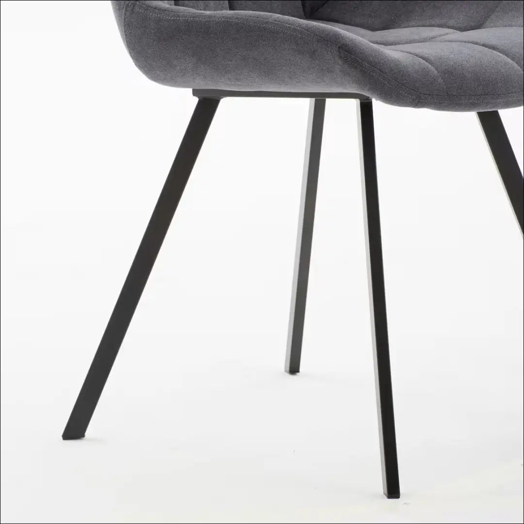 Kėdė VI1307 - €45 Save 50% 25-50, __label:Pristatymas 1-2 d.d., color-pilka, kedes-valgomojo, material-gobelenas €25