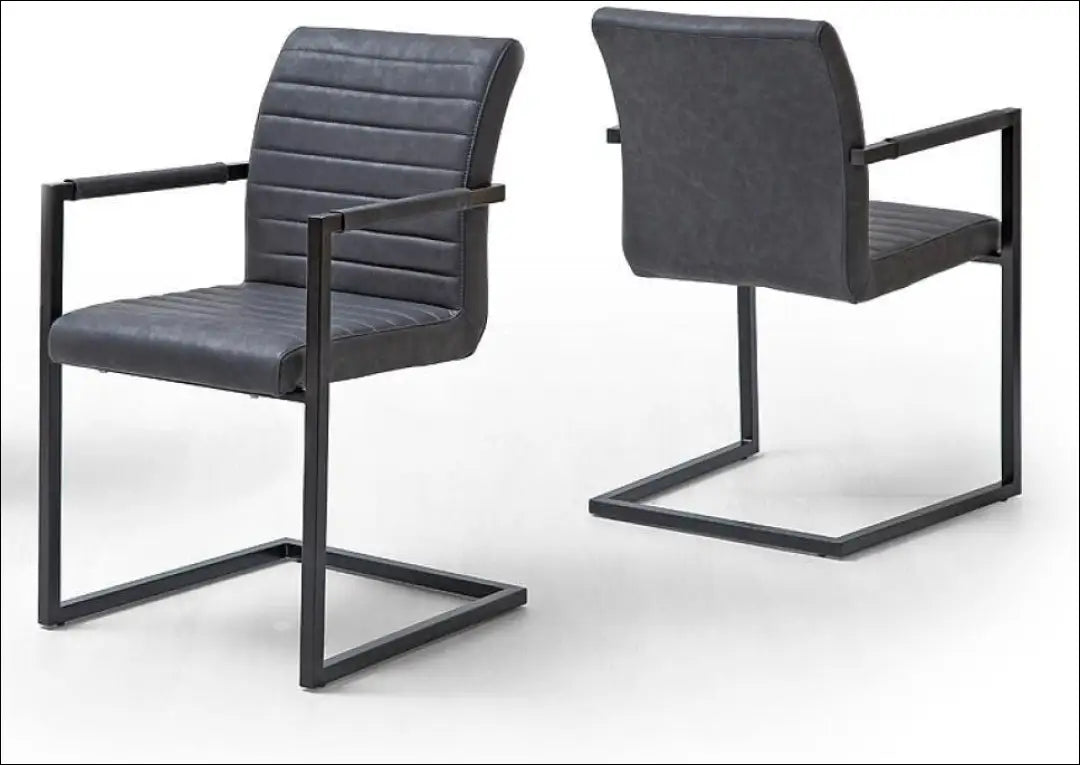 Kėdė VI1339 - €65 Save 50% 50-100, __label:Pristatymas 1-2 d.d., color-pilka, kedes-valgomojo, material-dirbtine-oda