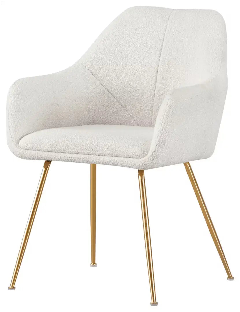 Kėdė VI1394 - €64 Save 50% 50-100, __label:Pristatymas 1-2 d.d., boucle, color-kremas, kedes-valgomojo €50 to €100