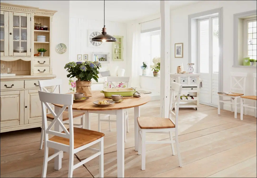Kėdė VI1448 - €48 Save 50% 25-50, __label:Pristatymas 1-2 d.d., color-balta, color-ruda, kedes-valgomojo €25 to €50