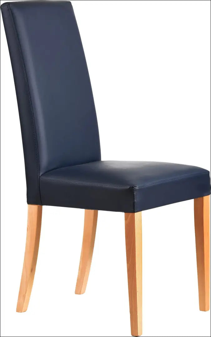 Kėdė VI1449 - €55 Save 50% 50-100, __label:Pristatymas 1-2 d.d., color-melyna, kedes-valgomojo, material-dirbtine-oda