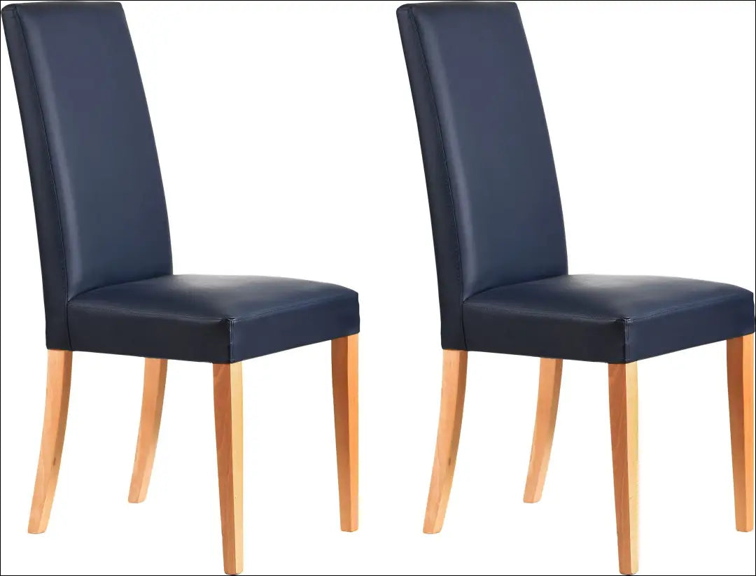 Kėdė VI1449 - €55 Save 50% 50-100, __label:Pristatymas 1-2 d.d., color-melyna, kedes-valgomojo, material-dirbtine-oda