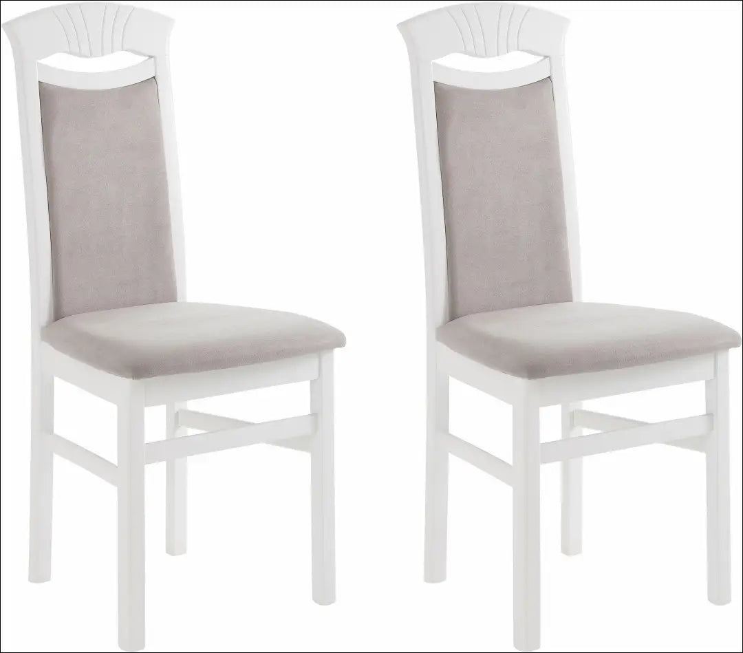 Kėdė VI1475 - €49 Save 50% 25-50, __label:Pristatymas 1-2 d.d., color-balta, color-pilka, kedes-valgomojo €25 to €50