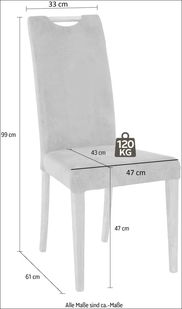 Kėdė VI1489 - €74 Save 50% 50-100, __label:Pristatymas 1-2 d.d., color-ruda, kedes-valgomojo, material-poliesteris