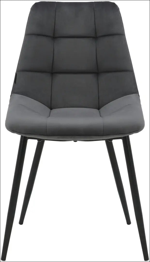 Kėdė VI1503 - €45 Save 50% 25-50, __label:Pristatymas 1-2 d.d., color-pilka, kedes-valgomojo, material-aksomas Aksomas