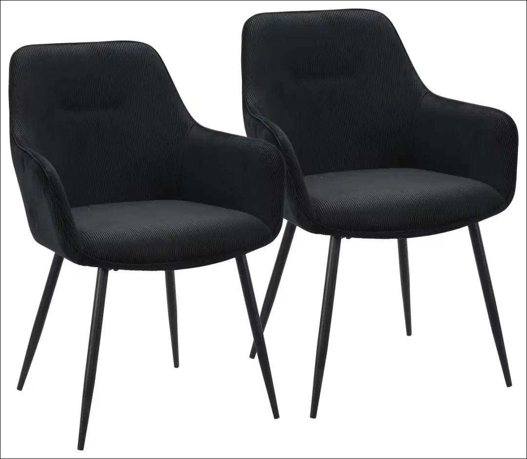Kėdė VI1536 - €70 Save 50% 50-100, __label:Pristatymas 1-2 d.d., color-juoda, kedes-valgomojo, material-poliesteris
