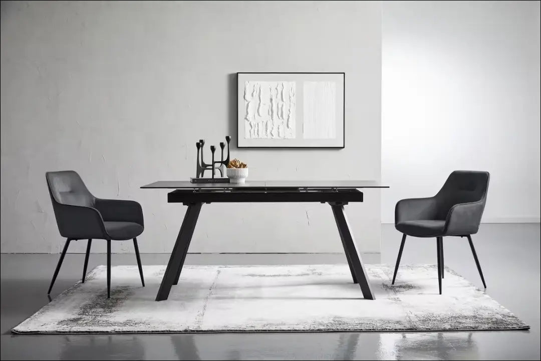 Kėdė VI1536 - €70 Save 50% 50-100, __label:Pristatymas 1-2 d.d., color-juoda, kedes-valgomojo, material-poliesteris