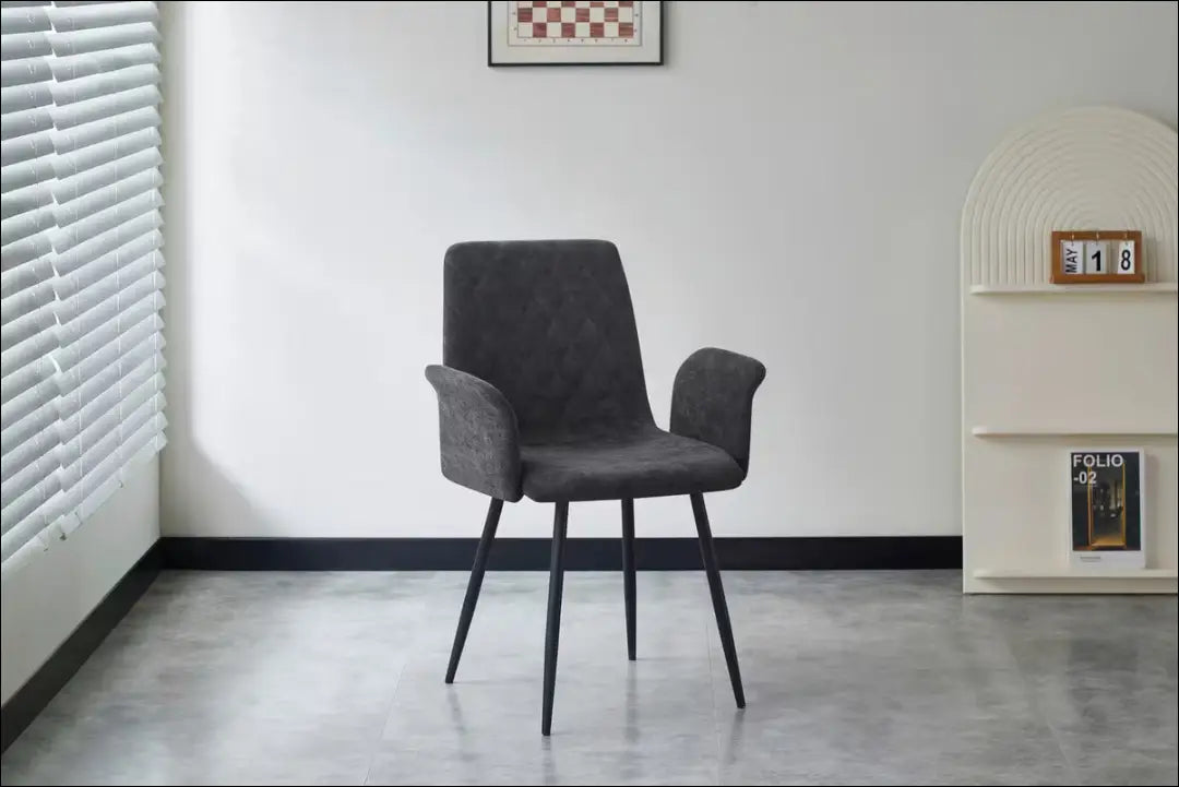 Kėdė VI1539 - €52 Save 50% 50-100, __label:Pristatymas 1-2 d.d., color-pilka, kedes-valgomojo, material-poliesteris