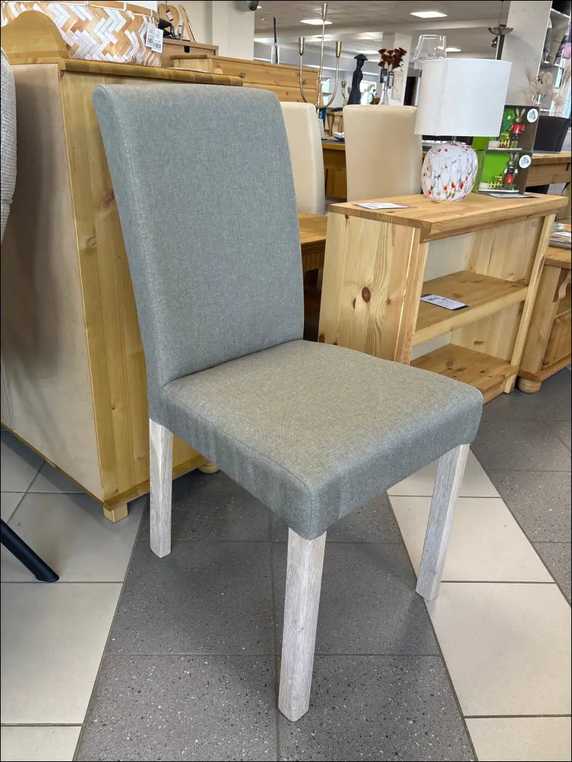Kėdė VI1549 - €39 Save 50% 25-50, __label:Pristatymas 1-2 d.d., color-pilka, kedes-valgomojo, material-gobelenas