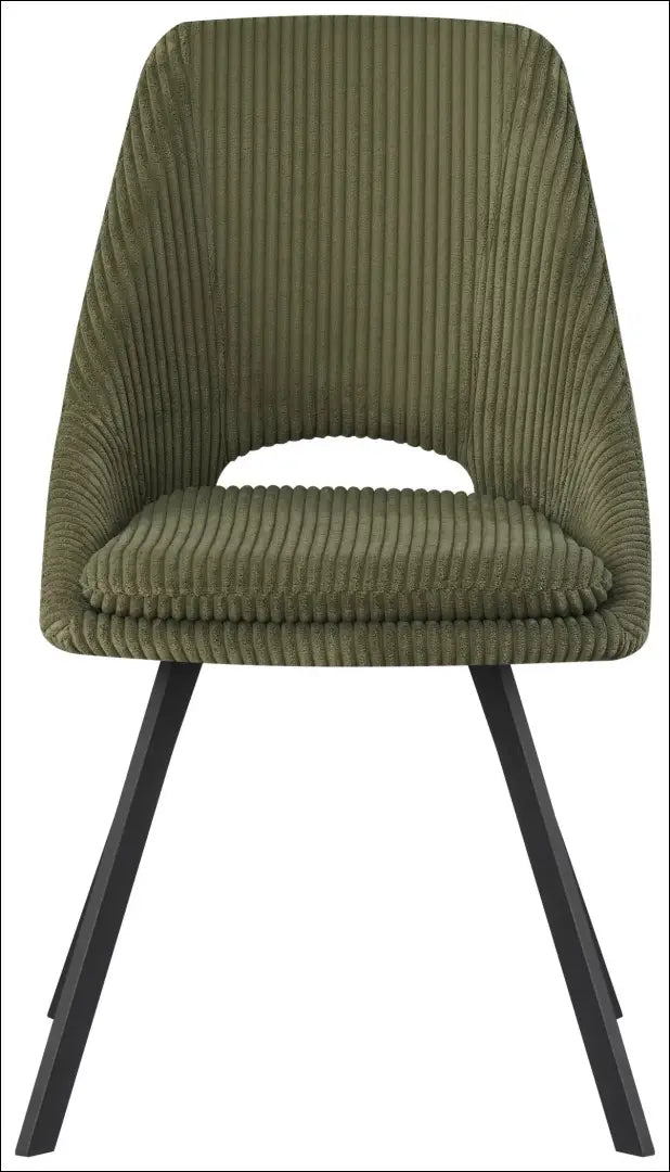 Kėdė VI1569 - €75 Save 50% 50-100, __label:Pristatymas 1-2 d.d., color-zalia, kedes-valgomojo, material-aksomas Aksomas