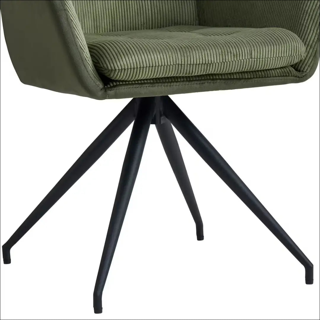 Kėdė VI1576 - €75 Save 50% 50-100, __label:Pristatymas 1-2 d.d., color-zalia, kedes-valgomojo, material-aksomas Aksomas