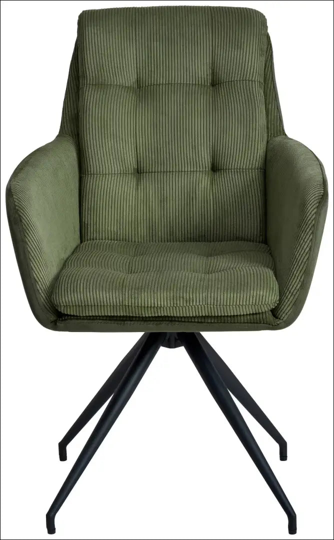 Kėdė VI1576 - €75 Save 50% 50-100, __label:Pristatymas 1-2 d.d., color-zalia, kedes-valgomojo, material-aksomas Aksomas