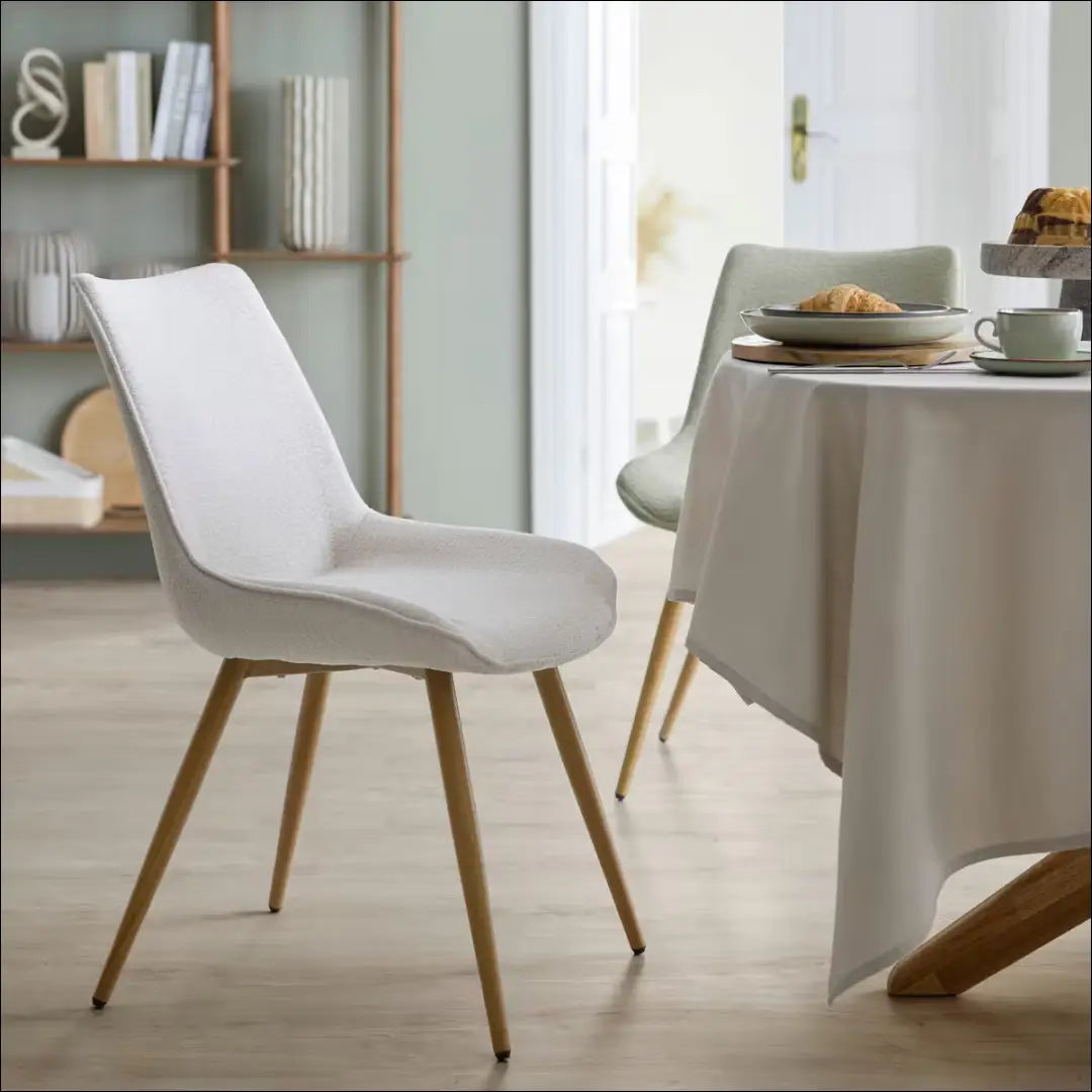 Kėdė VI1580 - €52 Save 50% 50-100, __label:Pristatymas 1-2 d.d., color-kremas, kedes-valgomojo, material-poliesteris