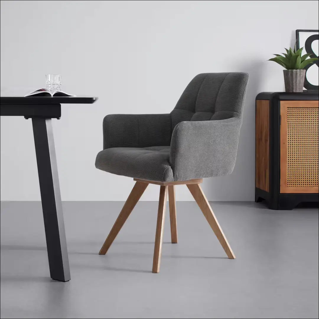 Kėdė VI1583 - €82 Save 50% 50-100, __label:Pristatymas 1-2 d.d., color-pilka, kedes-valgomojo, material-poliesteris
