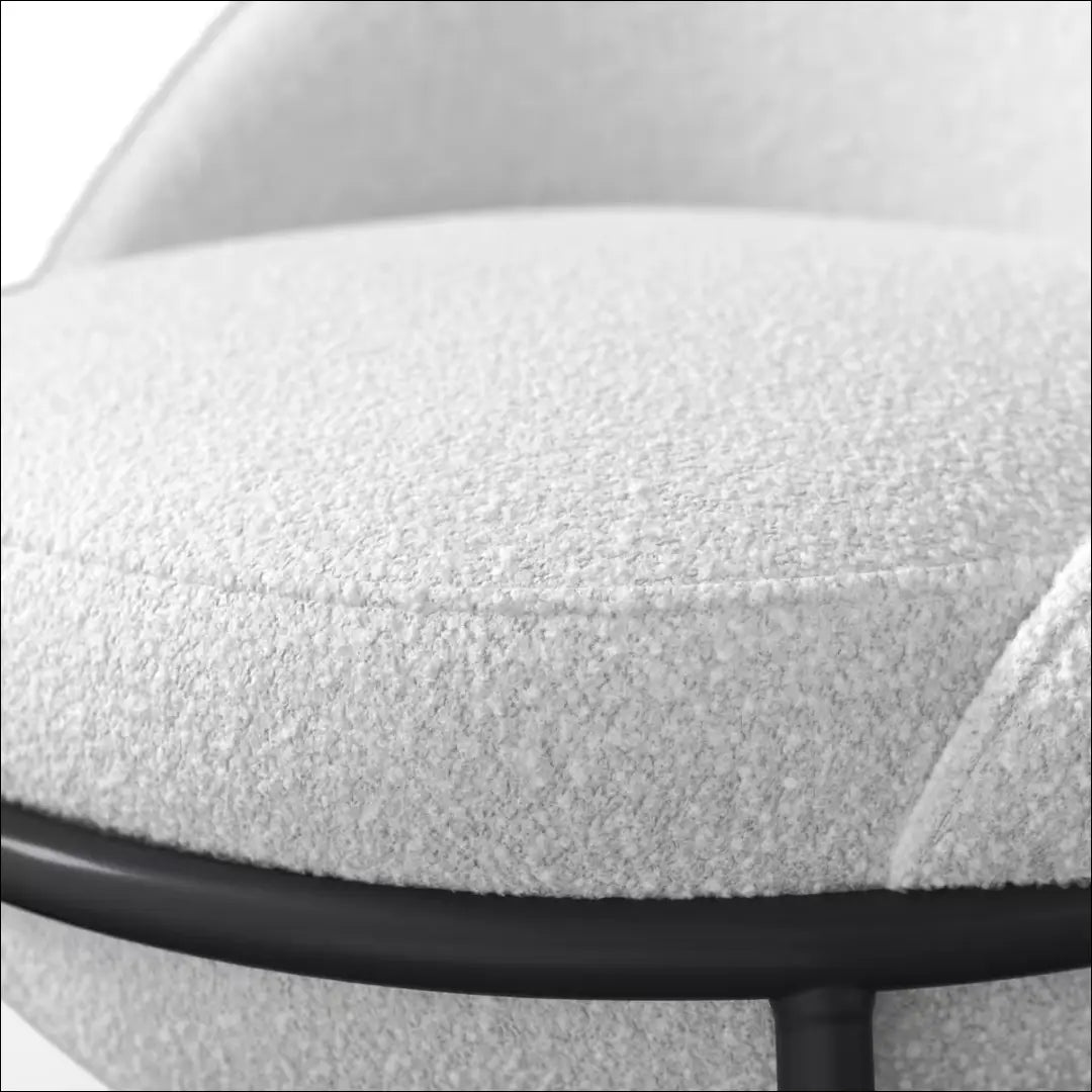 Kėdė VI1587 - €105 Save 50% 100-200, __label:Pristatymas 1-2 d.d., boucle, color-balta, kedes-valgomojo Balta Armchairs