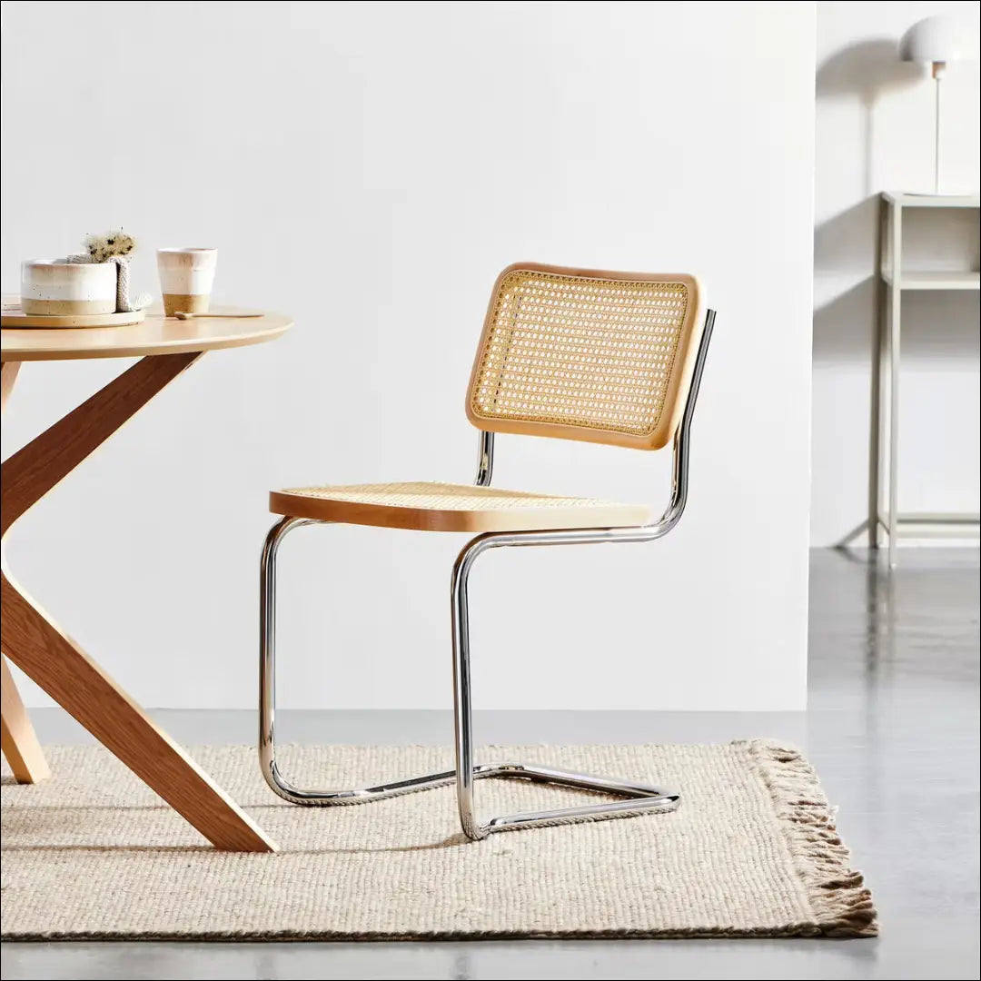 Kėdė VI1588 - €26 Save 85% 25-50, __label:Pristatymas 1-2 d.d., color-ruda, color-sidabrine, material-mediena Grožio