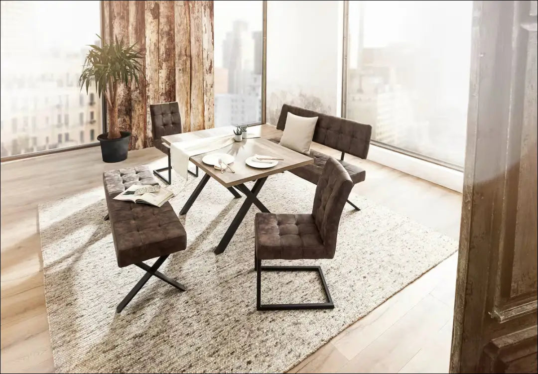 Kėdė VI1589 - €64 Save 50% 50-100, __label:Pristatymas 1-2 d.d., color-ruda, kedes-valgomojo, material-dirbtine-oda