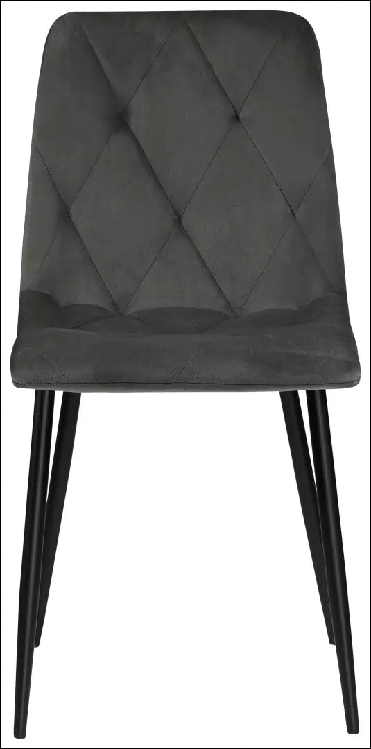 Kėdė VI1602 - €49 Save 50% 25-50, __label:Pristatymas 1-2 d.d., color-pilka, kedes-valgomojo, material-aksomas Aksomas