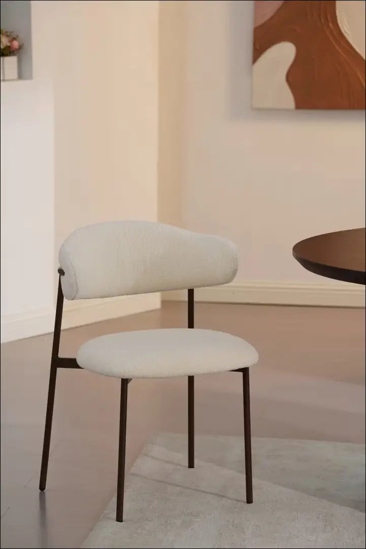 Kėdė VI1606 - €54 Save 50% 50-100, __label:Pristatymas 1-2 d.d., color-balta, kedes-valgomojo, material-poliesteris