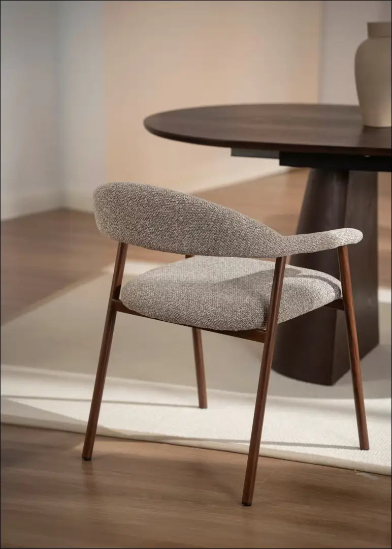 Kėdė VI1614 - €55 Save 50% 50-100, __label:Pristatymas 1-2 d.d., boucle, color-ruda, kedes-valgomojo Kėdės valgomojo