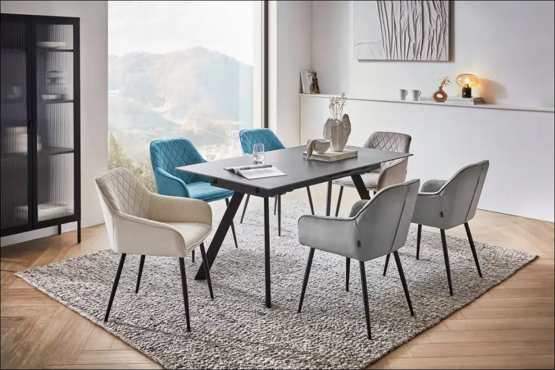 Kėdė VI1618 - €60 Save 50% 50-100, __label:Pristatymas 1-2 d.d., color-smelio, kedes-valgomojo, material-aksomas
