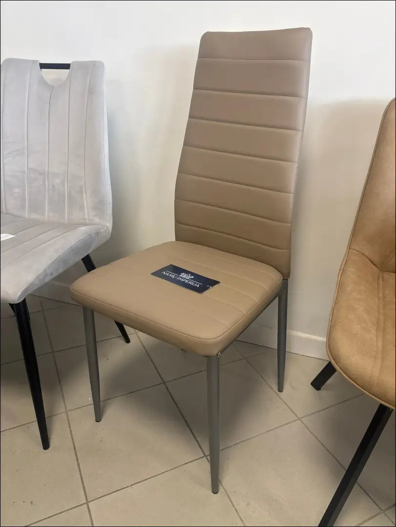 Kėdė VI1635 - €31 Save 30% 25-50, __label:Pristatymas 1-2 d.d., color-smelio, kedes-valgomojo, material-eko-oda Eko-oda