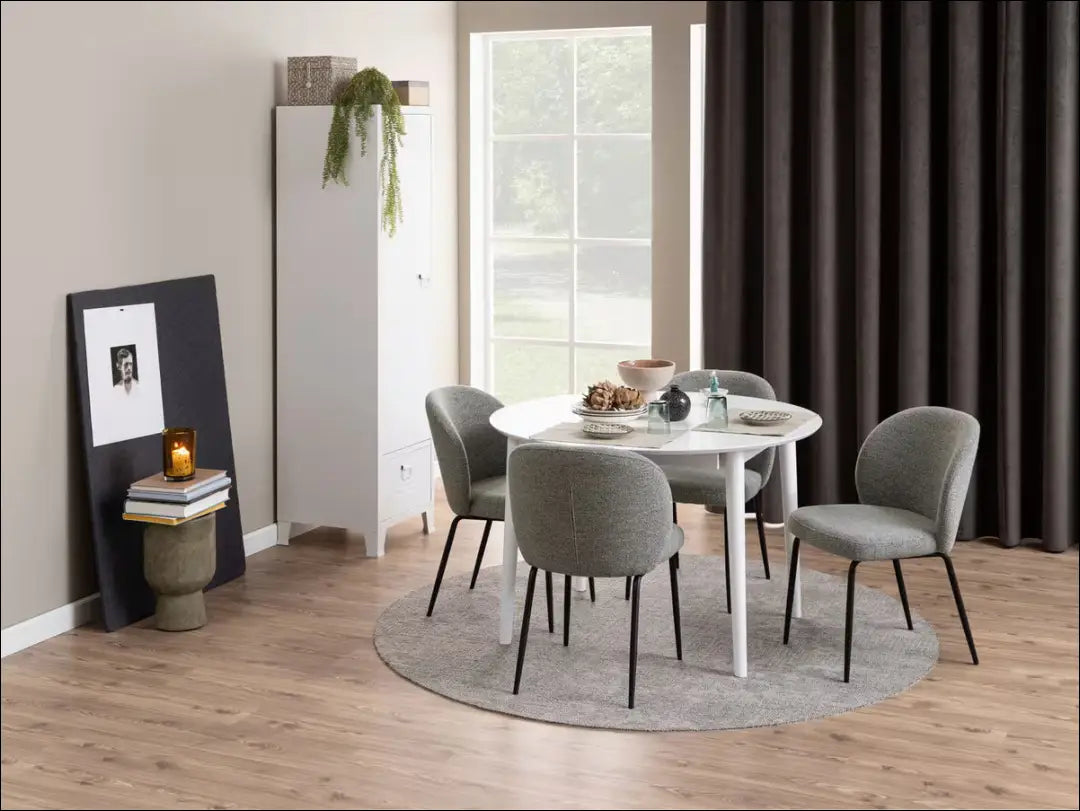 Kėdė VI1657 - €55 Save 50% 50-100, __label:Pristatymas 1-2 d.d., boucle, color-pilka, kedes-valgomojo Kėdės valgomojo