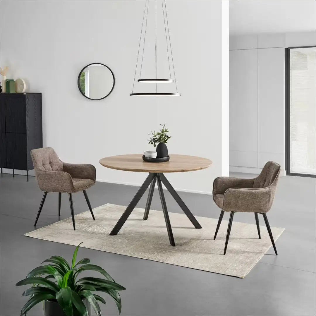 Kėdė VI1667 - €44 Save 50% 25-50, __label:Pristatymas 1-2 d.d., color-ruda, kedes-valgomojo, material-poliesteris Kėdės