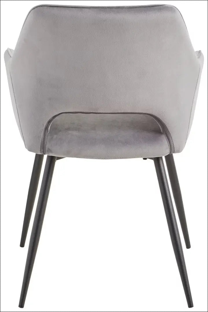 Kėdė VI1672 - €42 Save 50% 25-50, __label:Pristatymas 1-2 d.d., color-pilka, kedes-valgomojo, material-aksomas Aksomas
