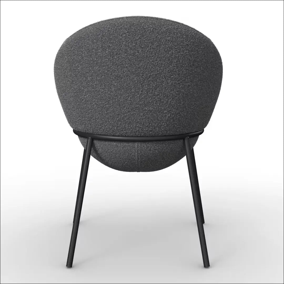 Kėdė VI1682 - €105 Save 50% 100-200, __label:Pristatymas 1-2 d.d., boucle, color-pilka, kedes-valgomojo Kėdės valgomojo