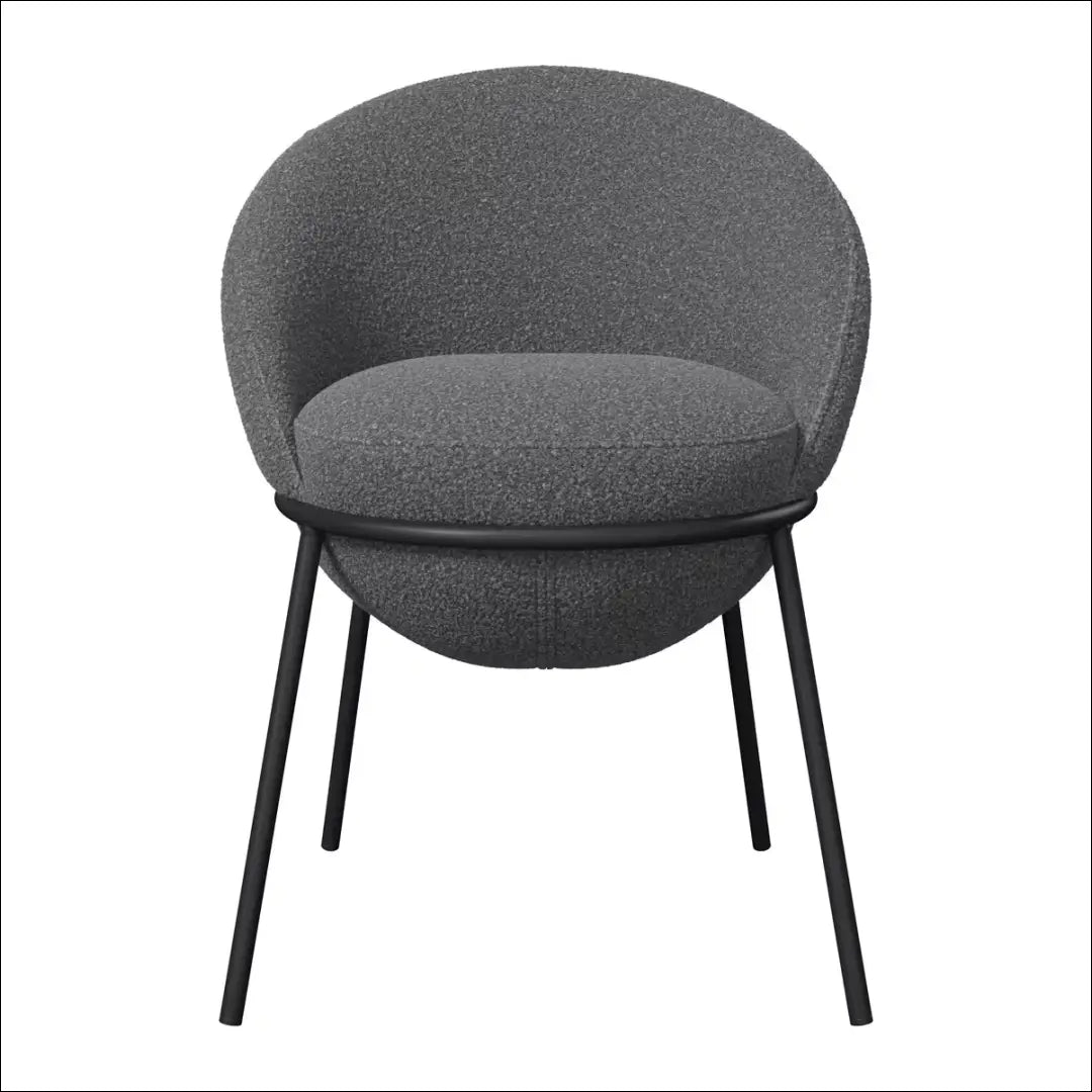 Kėdė VI1682 - €105 Save 50% 100-200, __label:Pristatymas 1-2 d.d., boucle, color-pilka, kedes-valgomojo Kėdės valgomojo