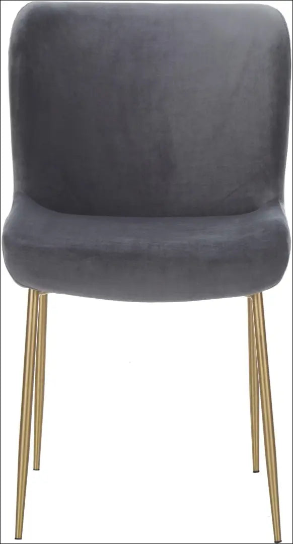 Kėdė VI671 - €86 Save 65% 50-100, __label:Pristatymas 1-2 d.d., color-pilka, kedes-valgomojo, material-aksomas €50