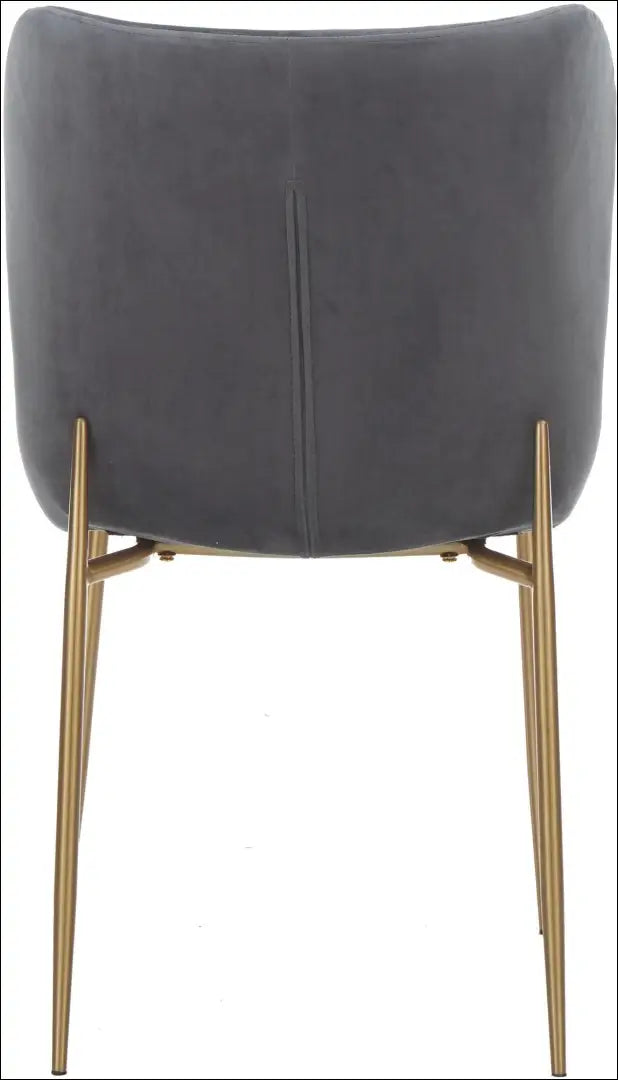 Kėdė VI671 - €86 Save 65% 50-100, __label:Pristatymas 1-2 d.d., color-pilka, kedes-valgomojo, material-aksomas €50