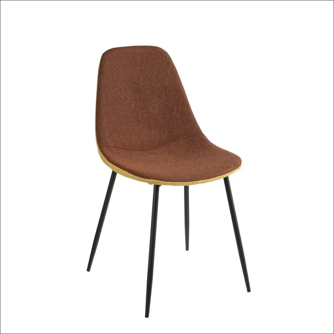 Kėdė VI685 - €52 Save 65% 50-100, __label:Pristatymas 1-2 d.d., color-geltona, color-ruda, kedes-valgomojo €50 to €100