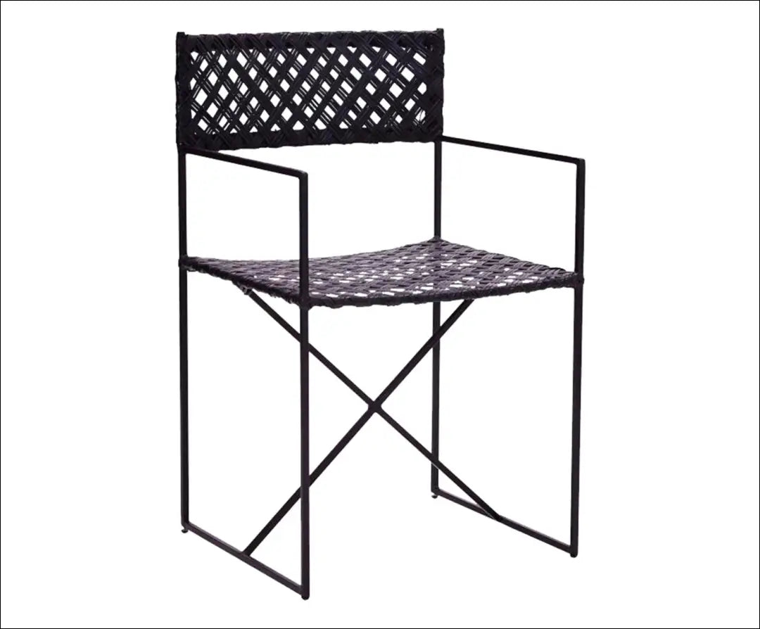 Kėdė VI743 - €143 Save 65% 100-200, __label:Pristatymas 1-2 d.d., color-juoda, kedes-valgomojo, material-metalas Juoda